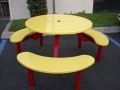 FIBERGLASS TABLE & BENCH